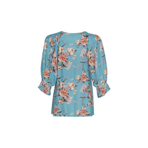 Peony Princess top Blue Multi