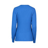 Round neck electric blue