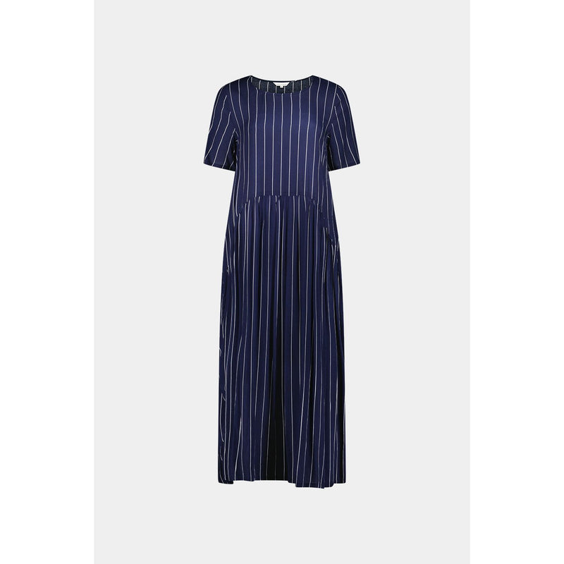 Monroe dress Navy Stripe (Last one size 14 - fit 14/16)