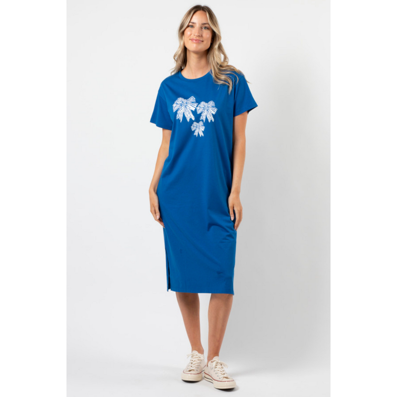 Tee Shirt dress bowtieful