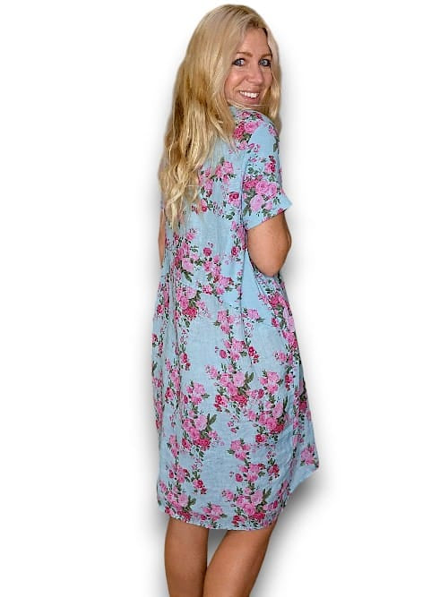 Aqua far away jungle dress