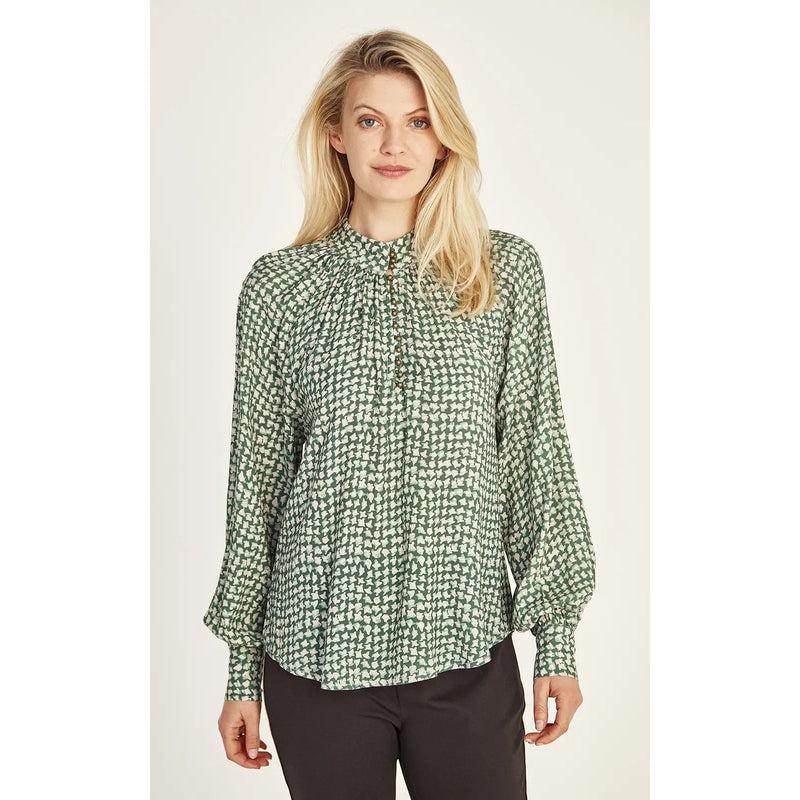 julia blouse green (Size 12)