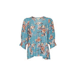 Peony Princess top Blue Multi