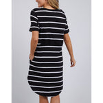 Bay stripe dress black stripe (Last one size 12)