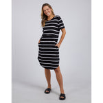 Bay stripe dress black stripe (Last one size 12)