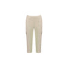 Poplin pull on cargo pant sand