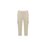 Poplin pull on cargo pant sand