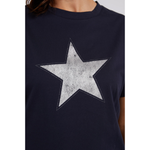 Sparkle star tee Navy