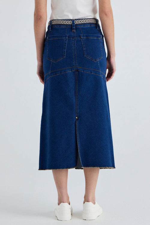 Rhode Skirt indigo