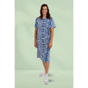 casablanca dress china blue