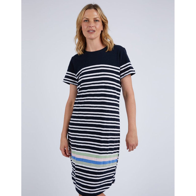 Aligner tee dress navy