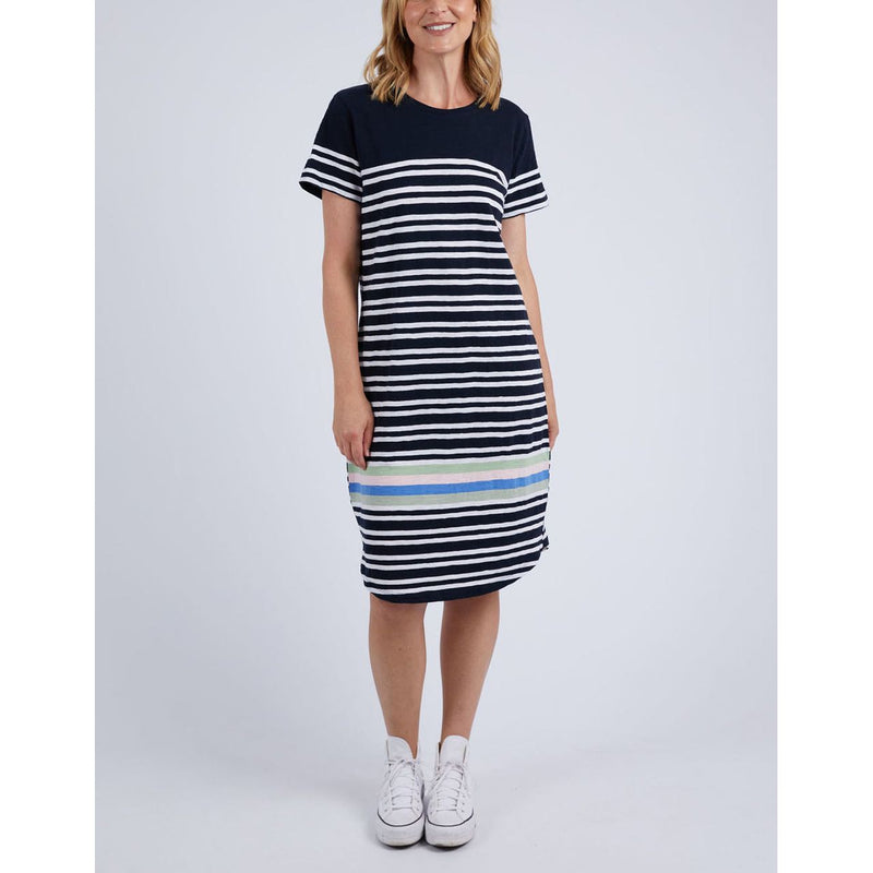 Aligner tee dress navy