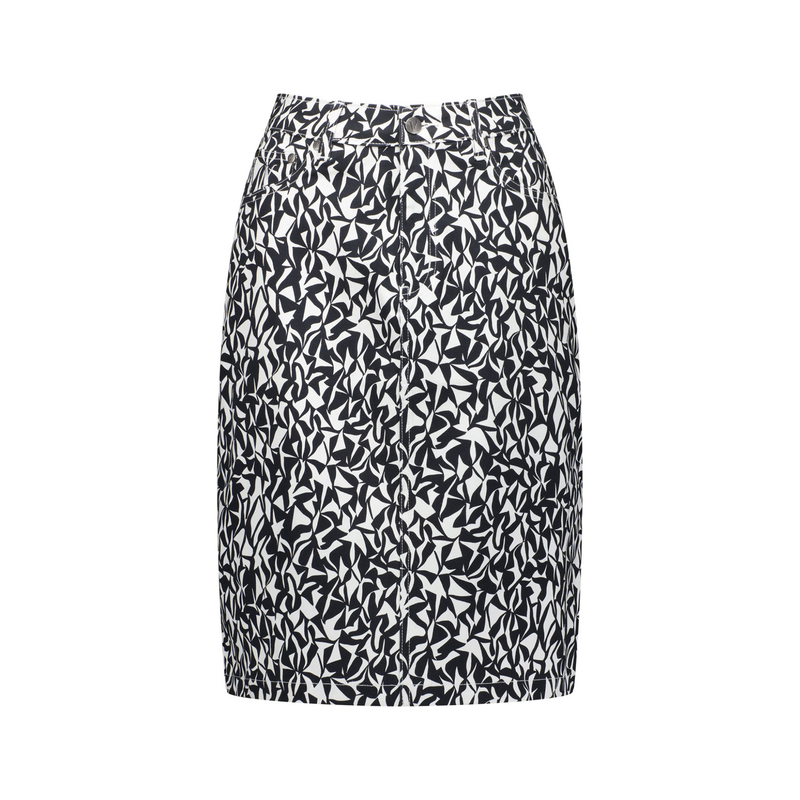 Printed lightweight skirt Accent