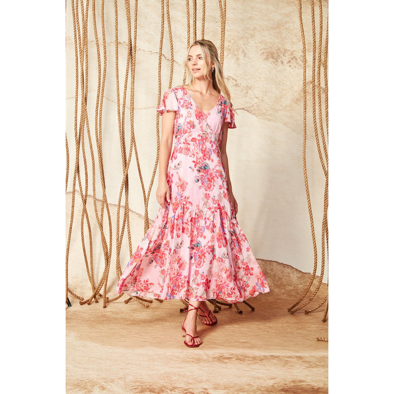 Rosebud dress print