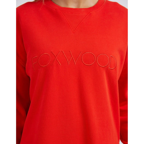 Simplified Crew bright red