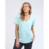 Pima Vee tee tonic blue