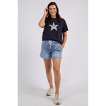 Sparkle star tee Navy