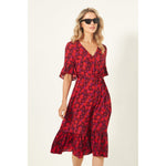 Carmen dress floral print