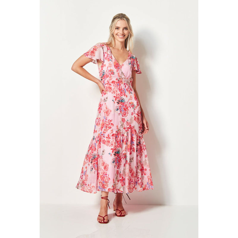 Rosebud dress print