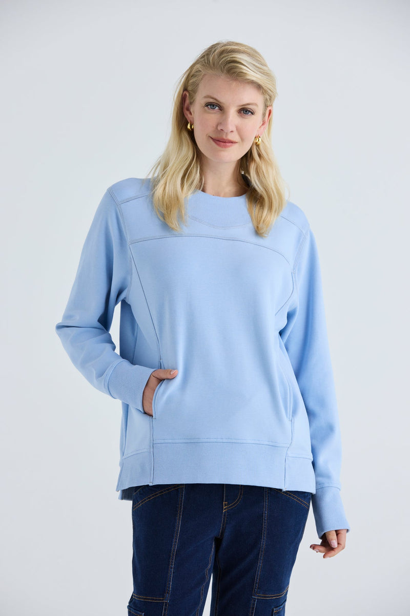 Harper sweater glacier