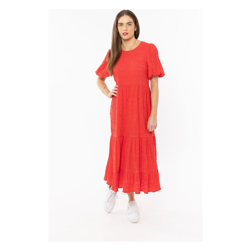 Carefree Midi dress dahlia